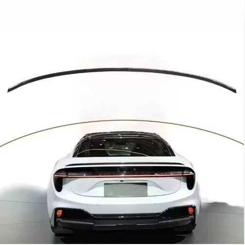 For Lotus Emeya Dry Carbon Fiber Car Rear Ducktail Spoiler
